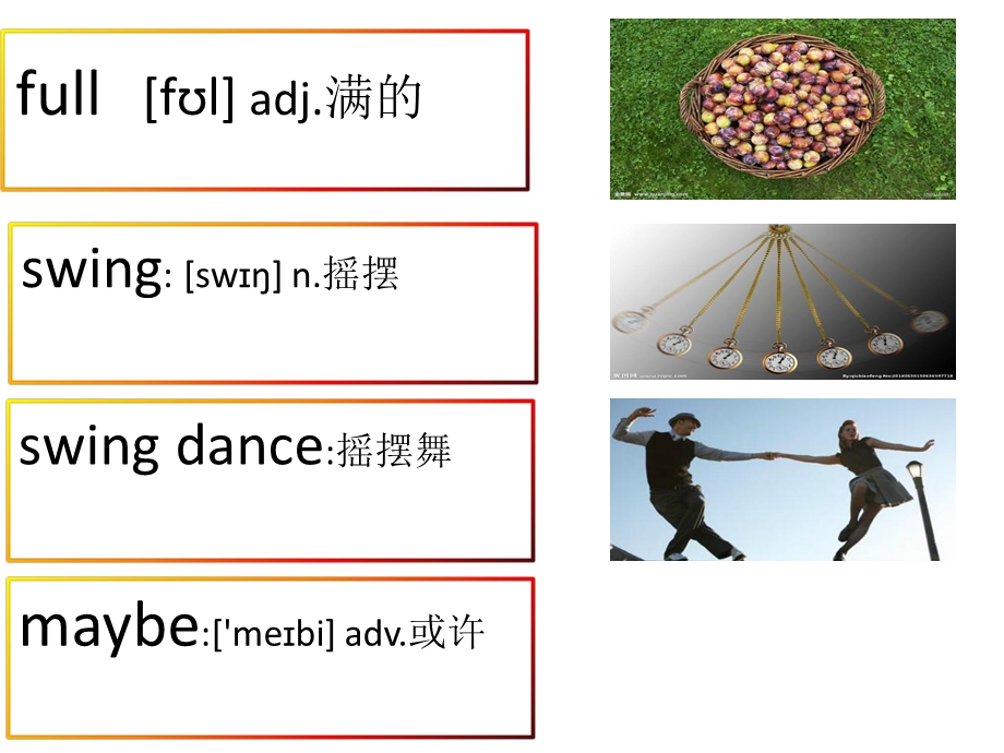 八年级英语上册 Unit2单词.ppt_第3页