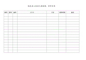 陆良县心蕊幼儿园档案、资料目录.docx