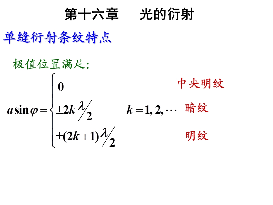 光的衍射作业(07).ppt_第1页