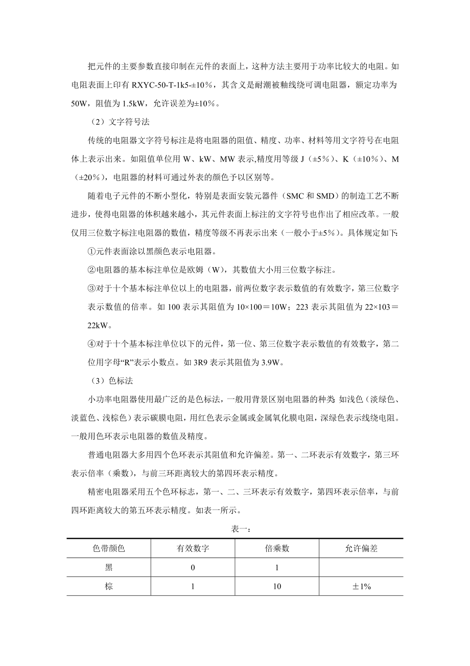 电阻电容介绍,基本放大器的设计.doc_第2页