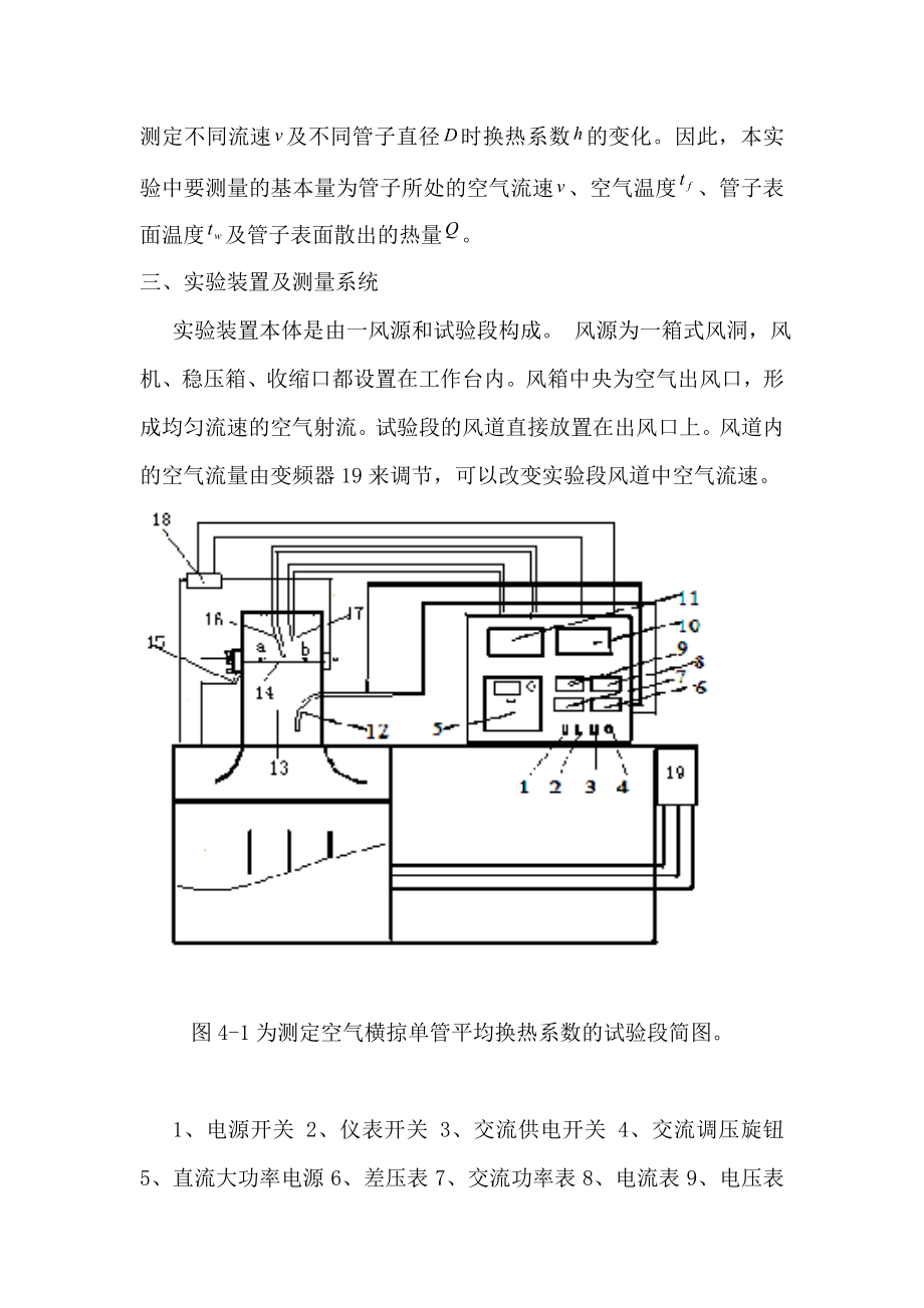 空气横掠单管强迫对流的换热实验1.doc_第3页