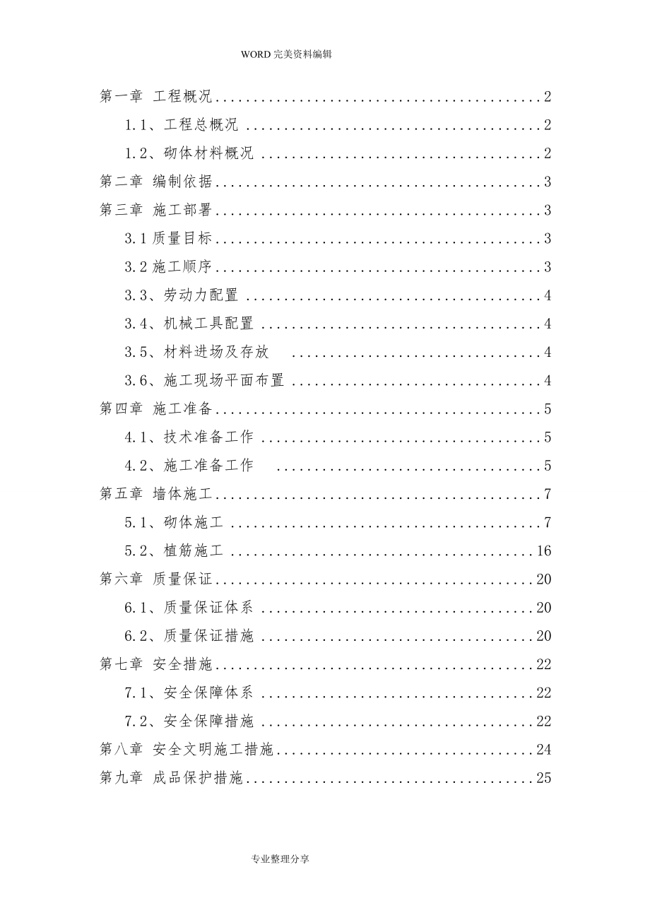 小型混凝土空心砌块施工组织方案.doc_第1页