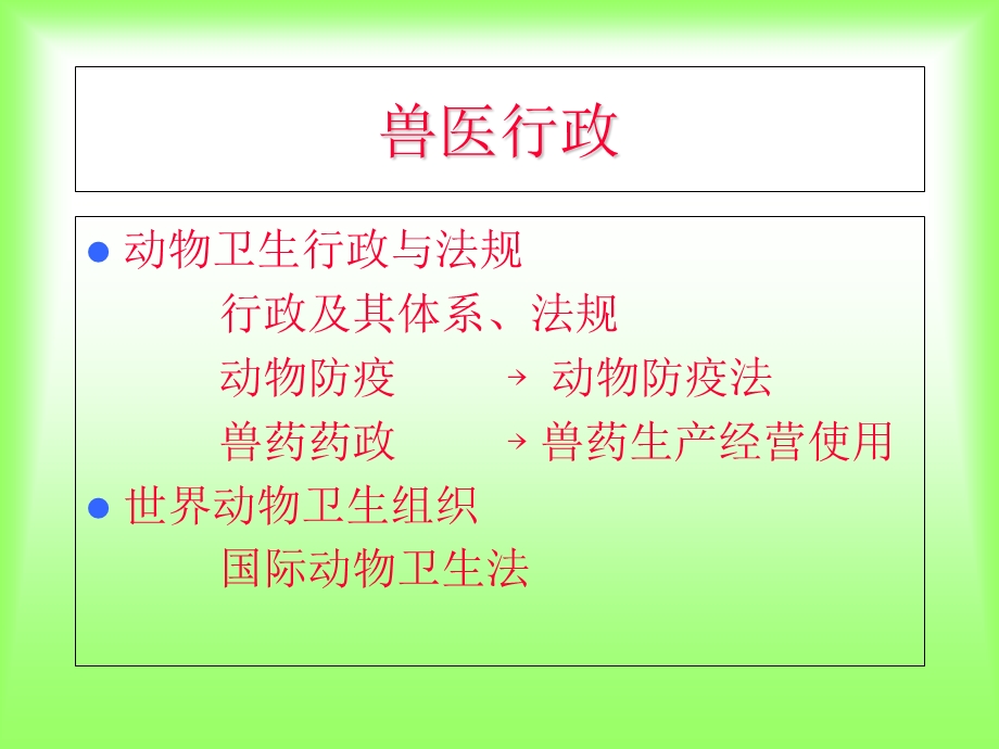 动物卫生行政法的渊源.ppt_第3页