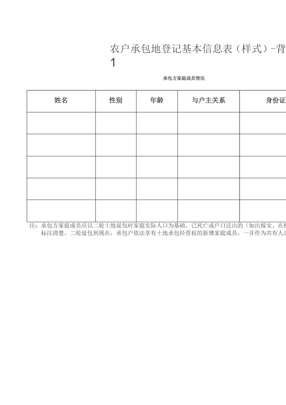 农户承包地登记基本信息表样式.docx_第3页