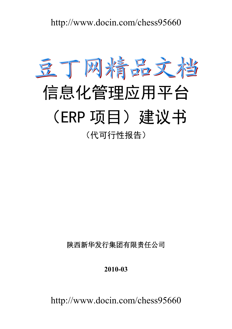 ERP项目建议.doc_第1页