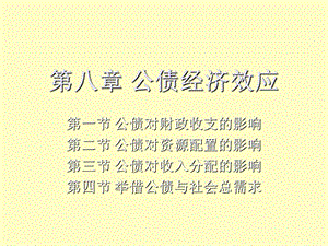 公债经济效应.ppt