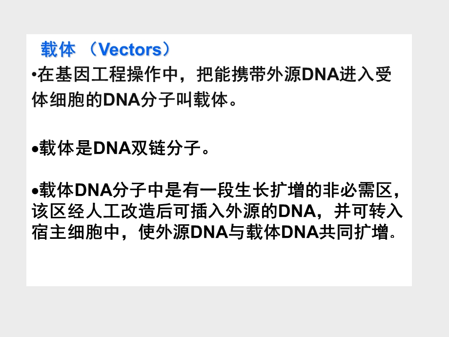 分子生物学载体.ppt_第2页