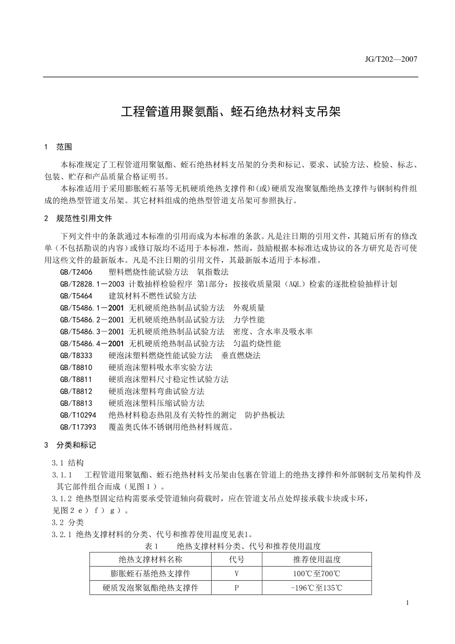 JGT 202—工程管道用聚氨酯蛭石绝热材料支吊架行业标准正文.doc_第3页