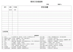 客房卫生检查表(DOC).doc