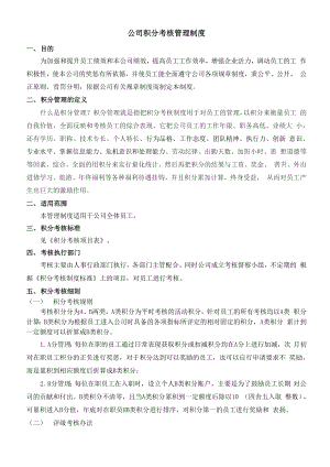 公司积分制管理.docx