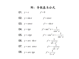 导数基本公式.ppt