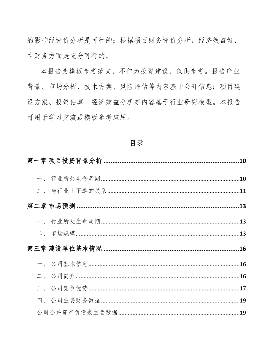 定西玻纤材料项目可行性研究报告.docx_第3页