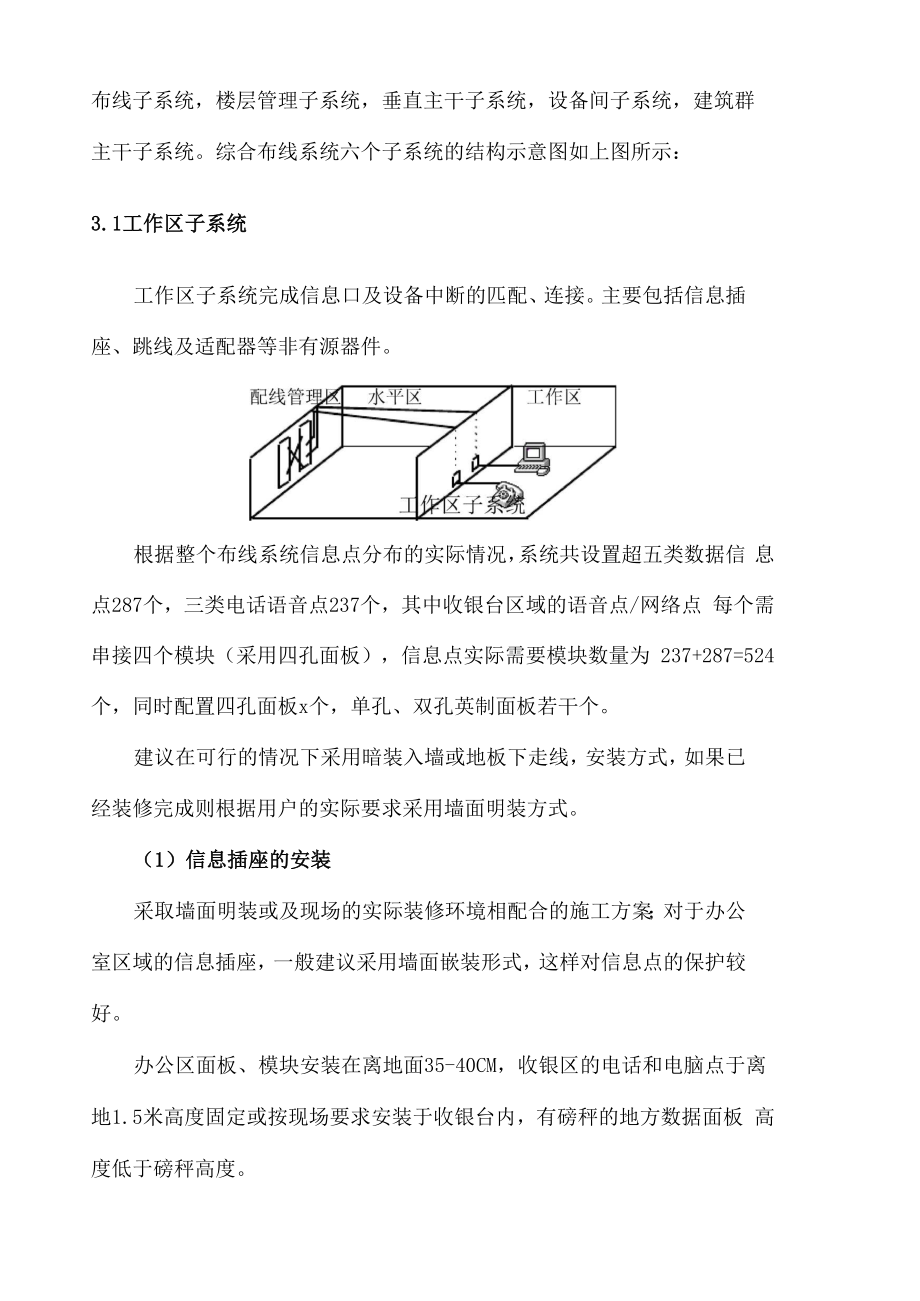 办公大楼网络综合布线.docx_第3页