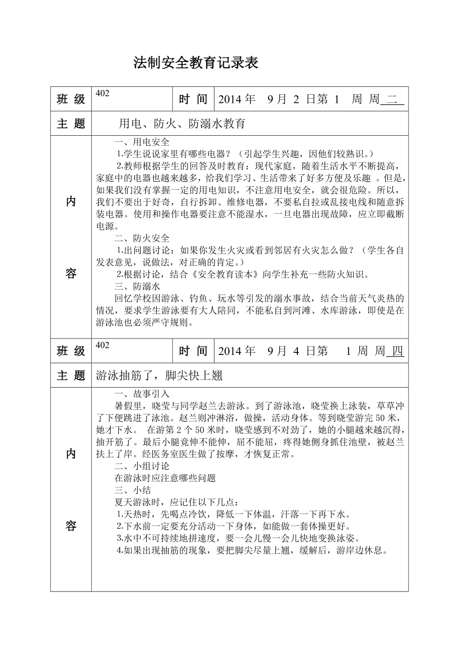 [小学教育]402斑法制安全教育记录表.doc_第3页