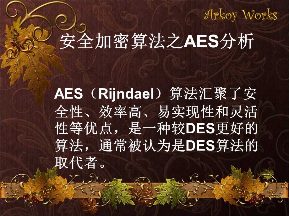 安全加密算法之AES分析.ppt_第1页