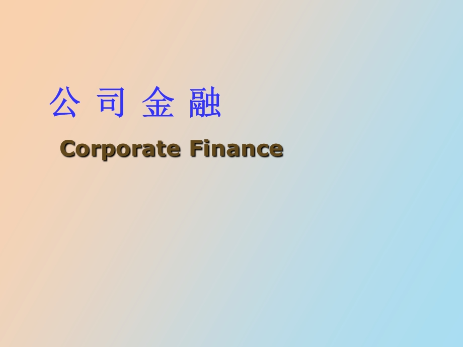 公司金融第一章朱叶第二版.ppt_第1页