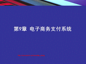 【大学课件】电子商务支付系统.ppt