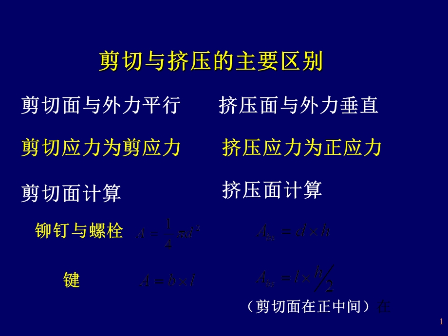 剪切挤压实用计算.ppt_第1页