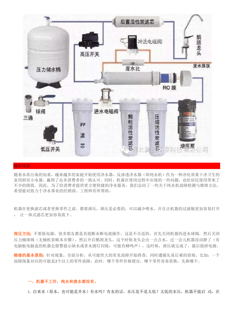 净水器故障排除16法.docx_第1页