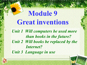 外研版九年级上册Module9Unit2.ppt