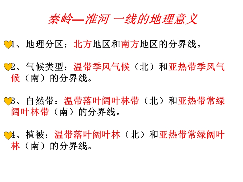 秦岭—淮河一线的地理意义.ppt_第1页