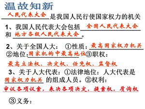 人教高一《政治生活》必修二-52人民代表大会制度-我国的根本政治制度.ppt