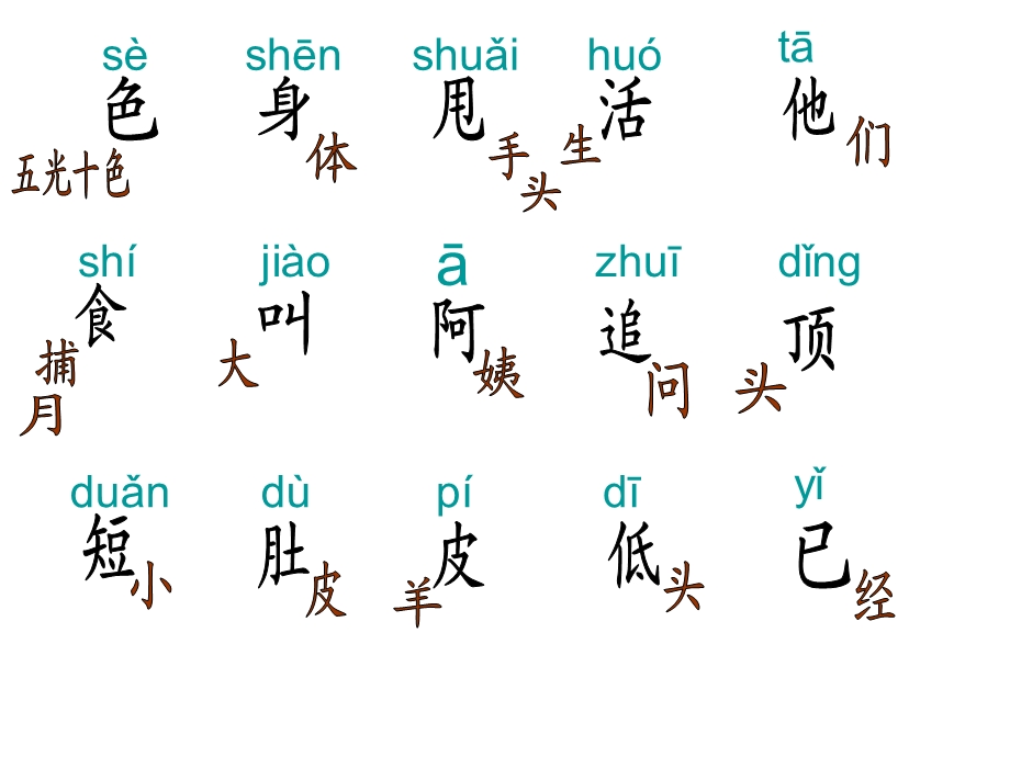 小科蚪找妈妈的字.ppt_第1页