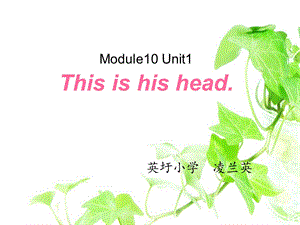 公开课mod10《_This_is_his_head》课件0000000.ppt