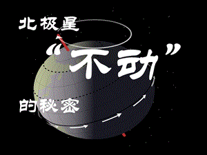 五年级下册---45北极星不动的秘密.ppt