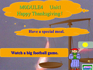 外研版小学英语(三起)第七册M0DULE4__Unit1Happy_Thanksgiving!课件.ppt