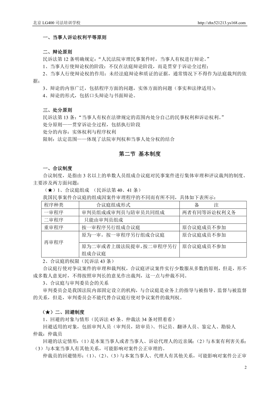 [司法考试]司考民诉讲义.doc_第2页