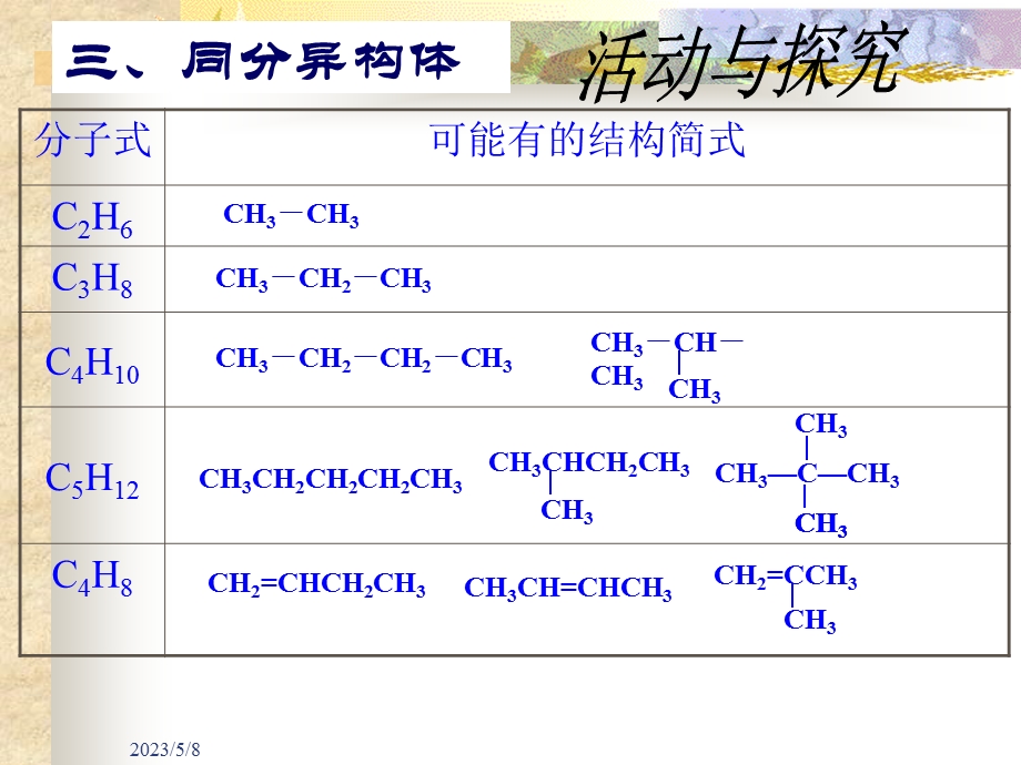 一、有机物碳原子的成键特点.ppt_第2页