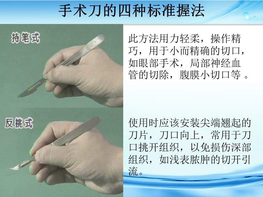 手术常用器械的规范操作和外科打结方法修改文档资料.ppt_第3页