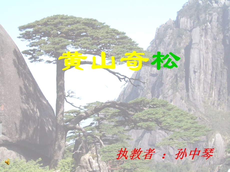 黄山奇松课件 (2).ppt_第1页