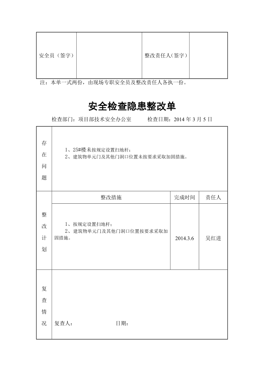 安全检查隐患整改单..doc_第2页