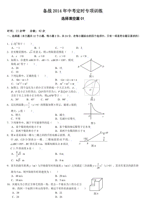 中考数学选择题专项训练.doc