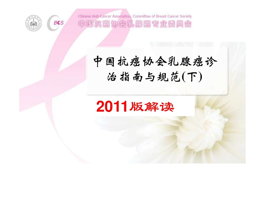 中国抗癌协会乳腺癌诊治指南与规范下.ppt.ppt_第1页