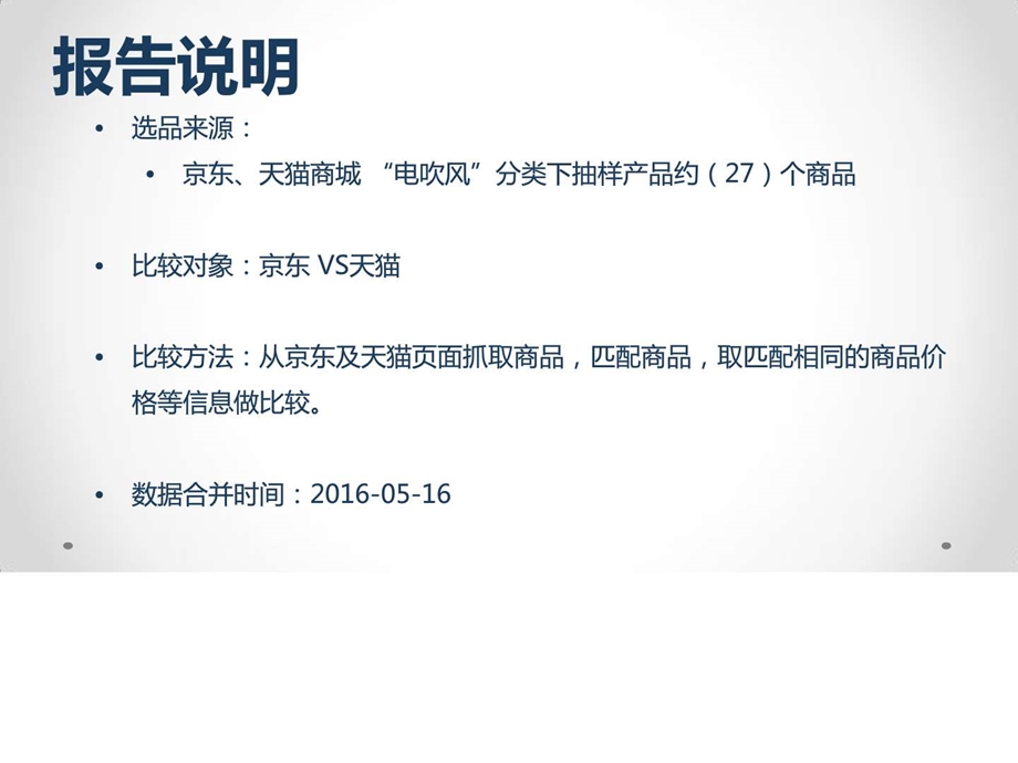 商品价格比较报告原数据电吹风京东VS天猫5月第3周.ppt.ppt_第2页