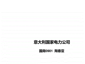 意大利国家电力公司.ppt