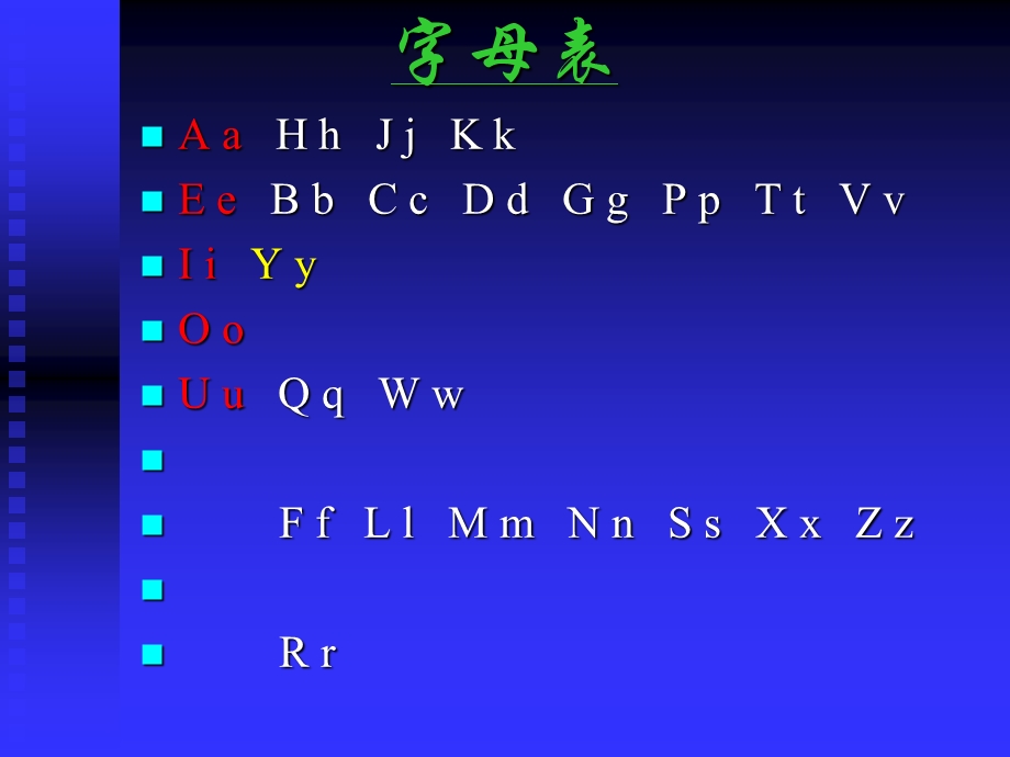 中考英语26个字母的复习训练.ppt_第3页