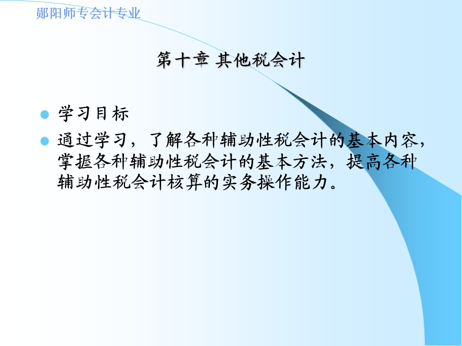 第十章其他税会计.ppt_第1页