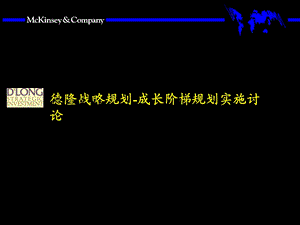 德隆战略规划成长阶梯规划实施讨ppt8.ppt