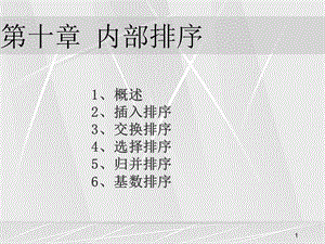 第十章内部排序.ppt