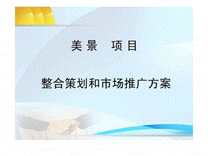 项目营销推广策划案.ppt