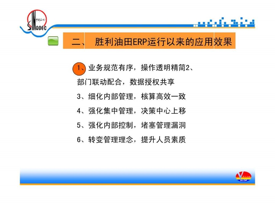 中国石化胜利油田ERP应用效果说明二.ppt_第1页