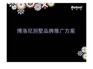 Boloni别墅推广方案广告传媒人文社科专业资料.ppt14.ppt