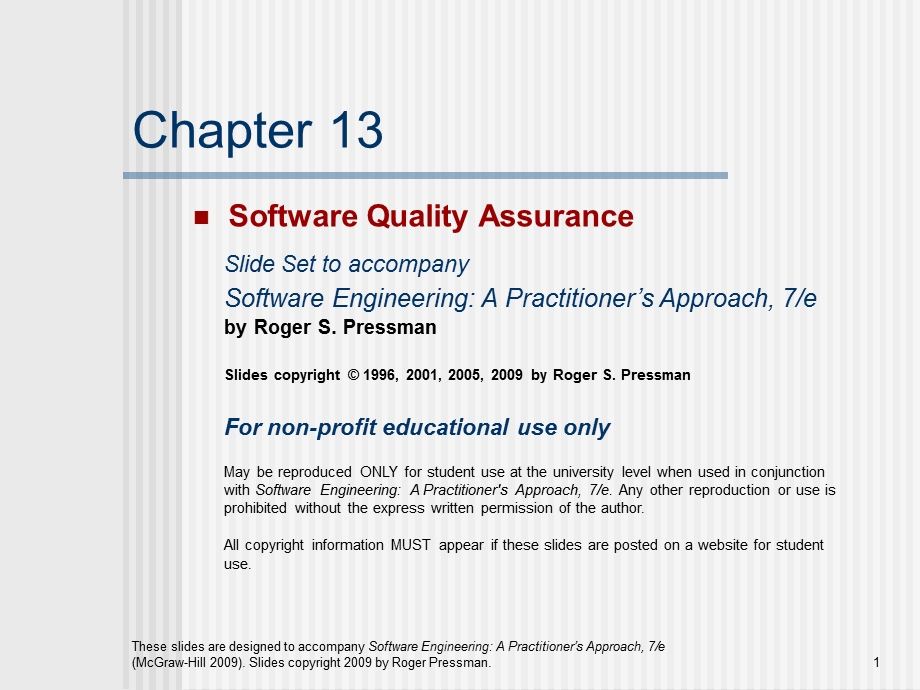 软件工程实践者的研究方法chapter13.ppt_第1页