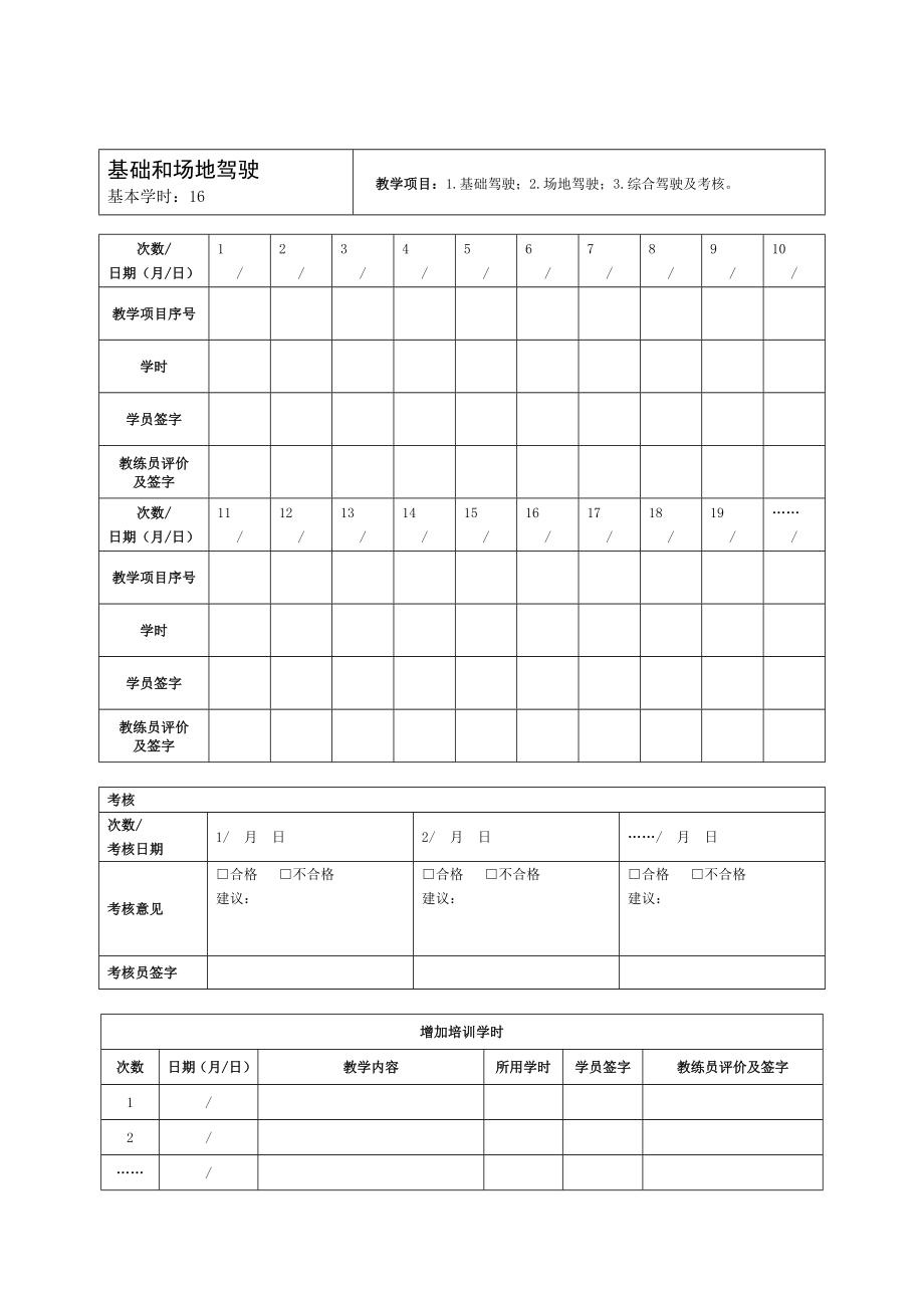 驾驶培训教学日志C1.doc_第2页