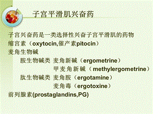 第28章作用于子宫的药物文档资料.ppt