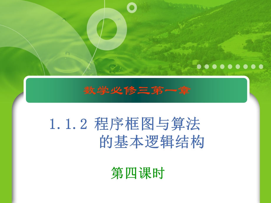 数学必修三112-3程序框图的画法.ppt_第1页